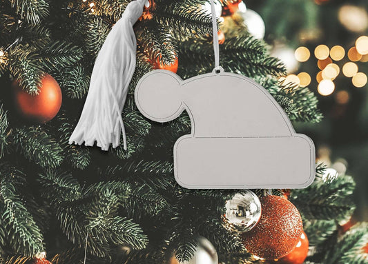 Creative Gifts International - Santa Hat Ornament with White Tassel