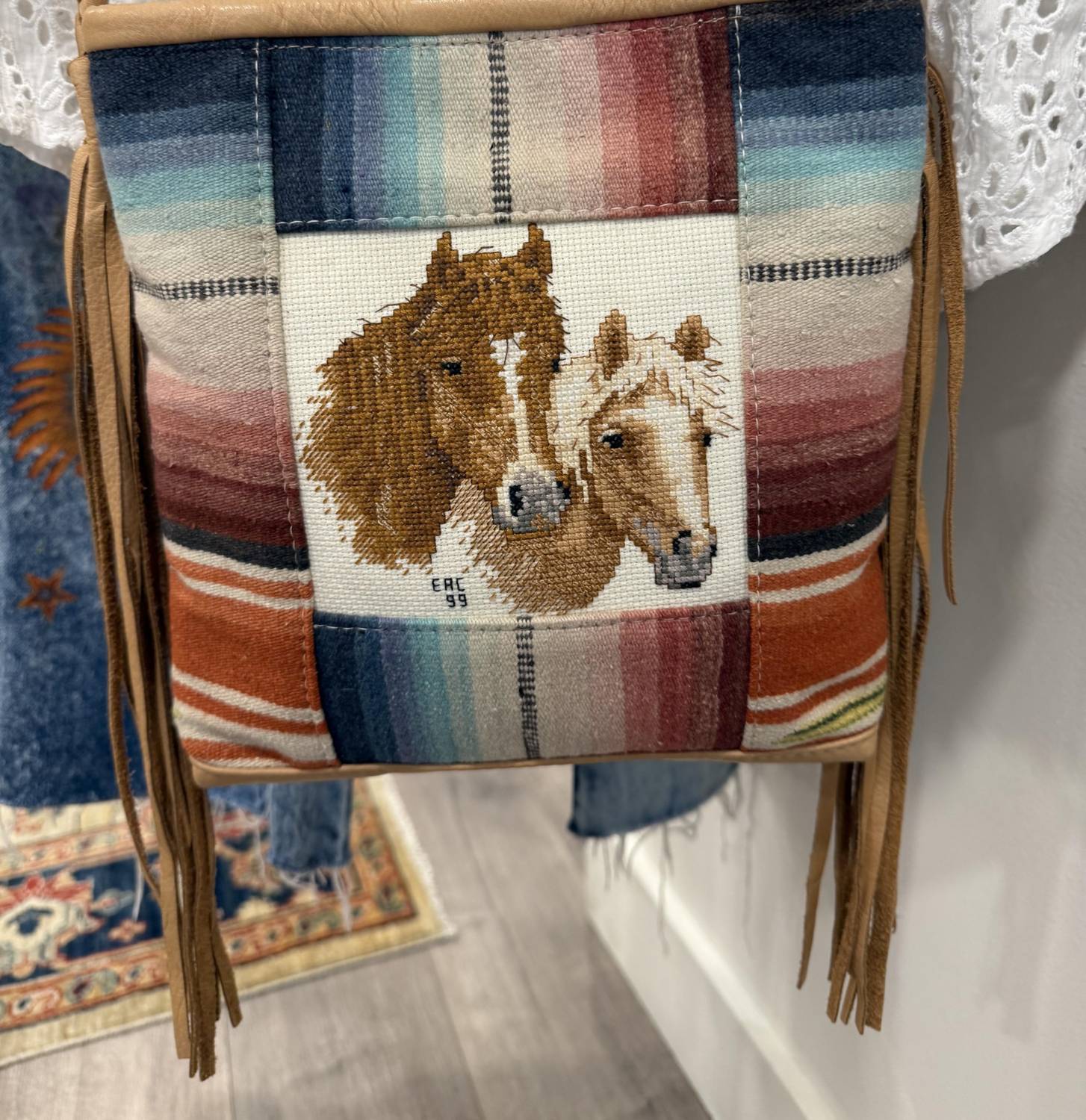Totem Salvaged - Women's Horse Mini Crossbody Bag