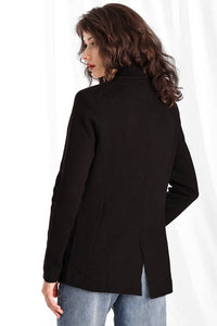 Minnie Rose - Cotton Blend Fitted Blazer