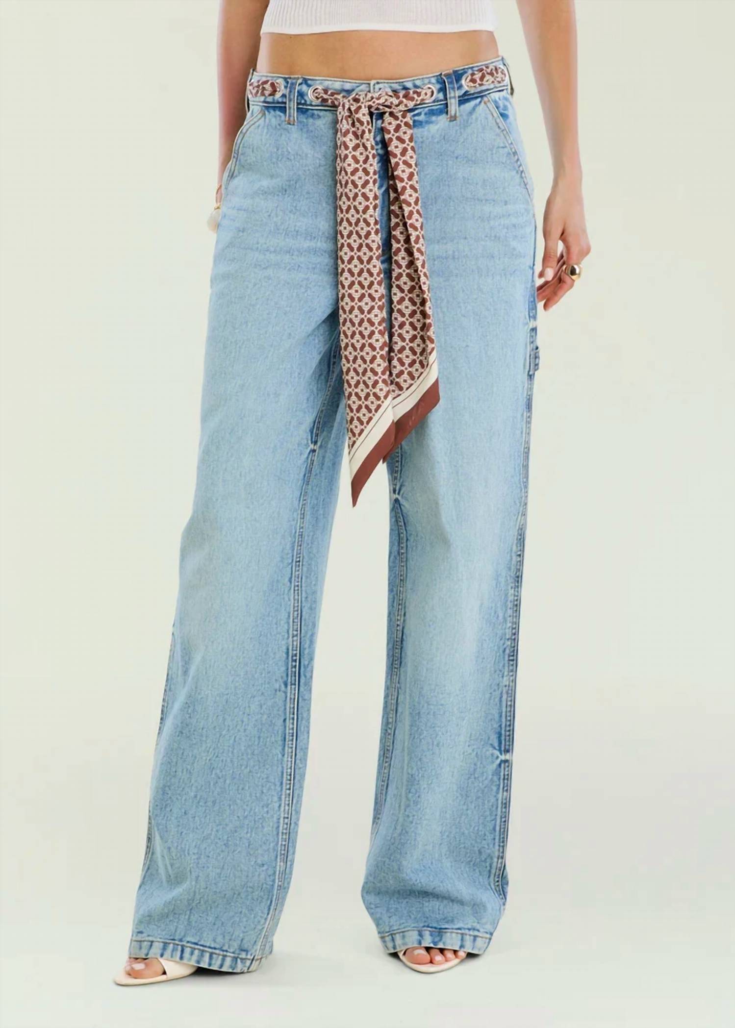 Ser.O.Ya - Bond Denim Relaxed Wide Pants