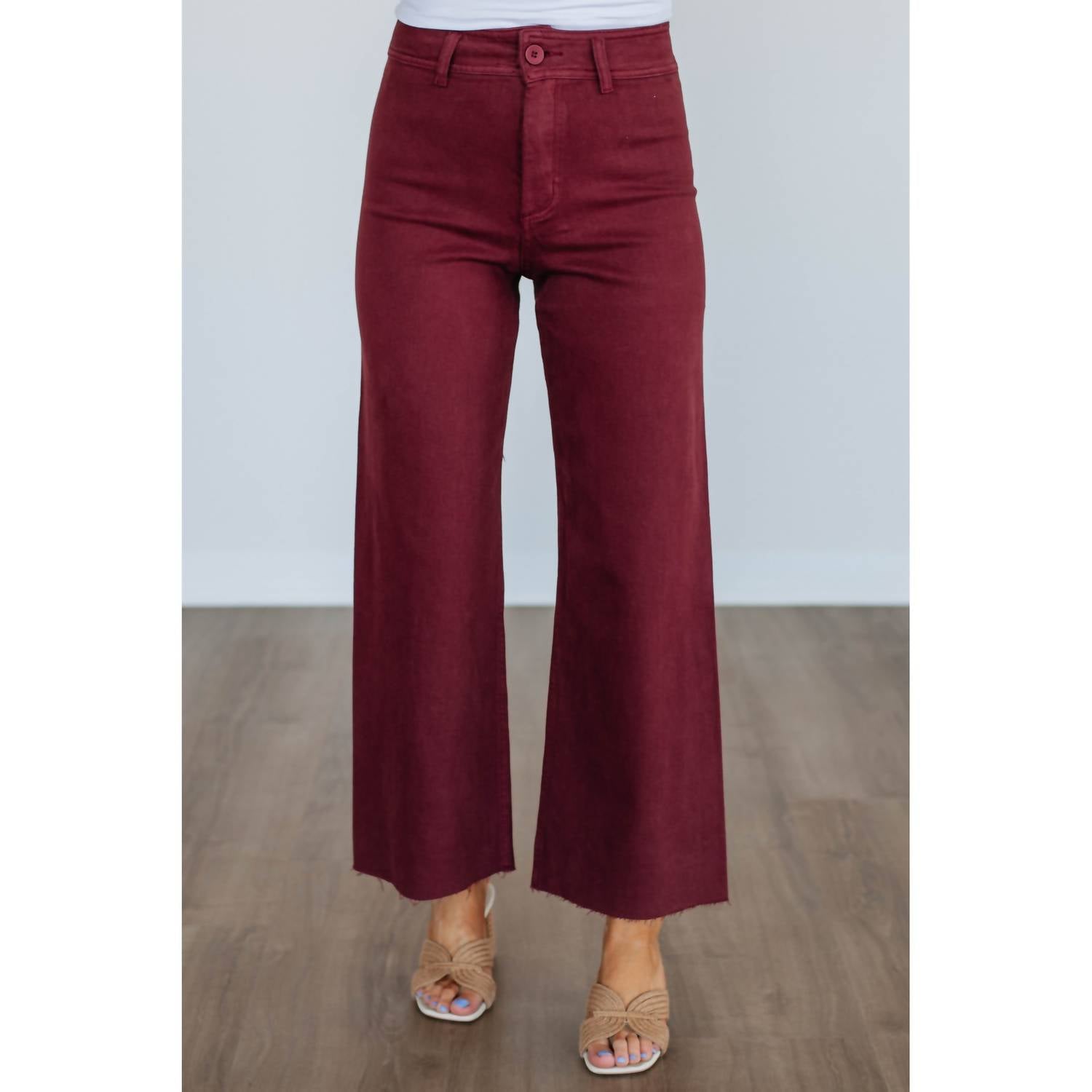 Miou Muse - Lindsay Straight Wide Leg Pants