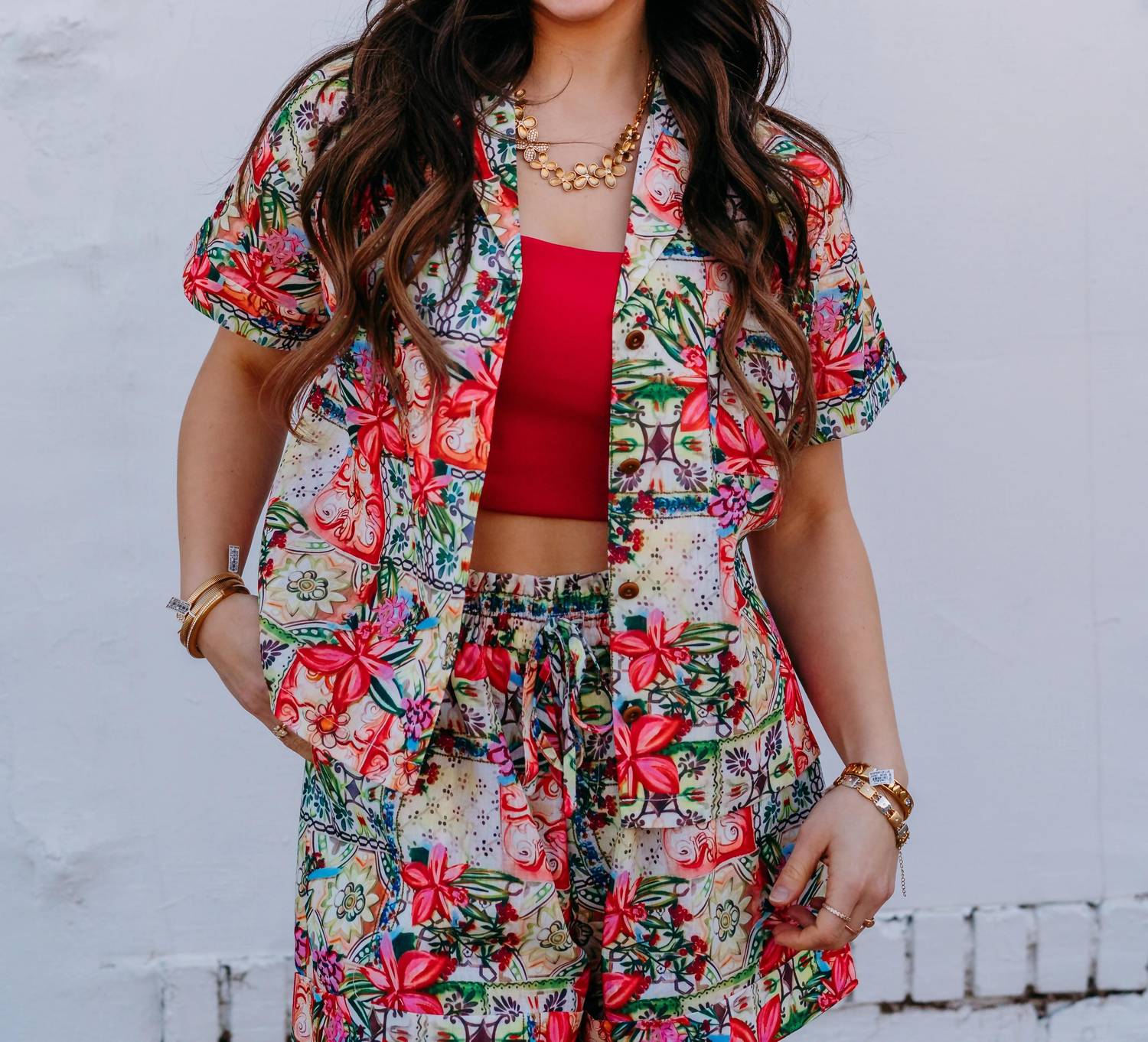 Joy Joy - Button Front Pocket Shirt