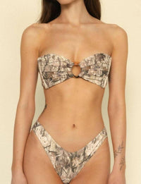 Montce - Added Coverage Lulu Zig-zag Stitch Bikini Bottom