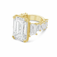 Diana M Jewels - Women's Emerald Lab-Grown Diamond Fashion Ring (12.00 Ct) - Luxe