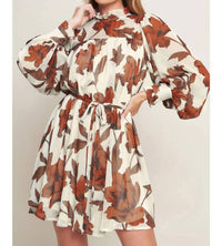 Flying Tomato - Patricia Printed Woven Mini Dress