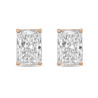 Diana M Jewels - Women's Radiant Lab-grown Diamond Stud Earrings (2.00 Tcw) - Classic