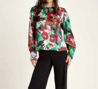 Lavender Brown - Janelle Floral Top
