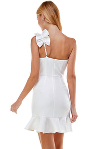 One Shoulder Mini Dress