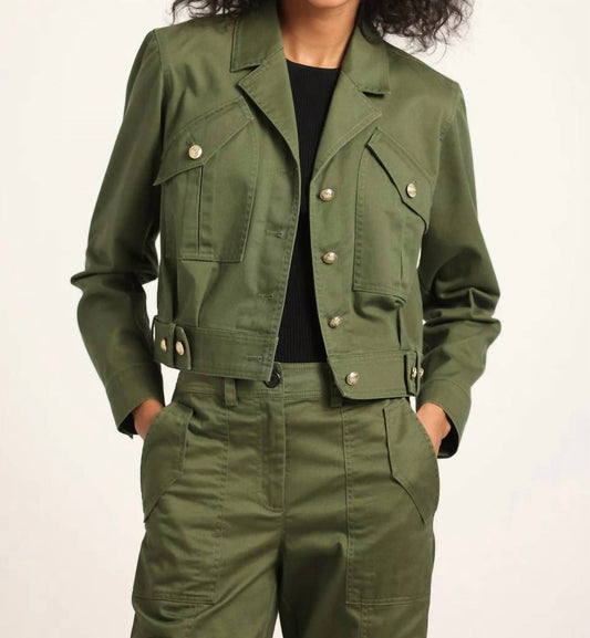 Derek Lam 10 Crosby - Celinora Cotton Drill Cropped Jacket