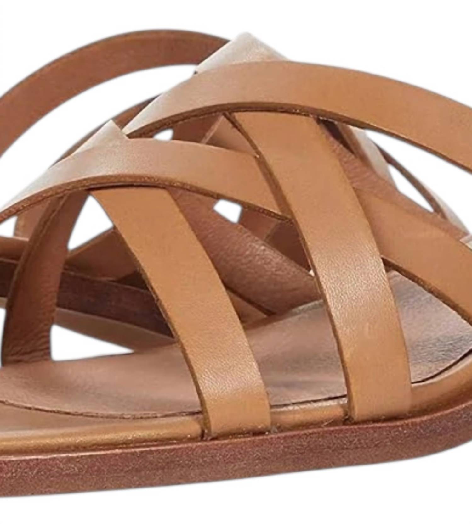 Madewell Women's Jeni Heeled Sandal in amber brown - women's sandal - alternate view