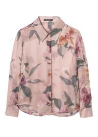 Luisa Cerano - Flower Print Silk Blouse