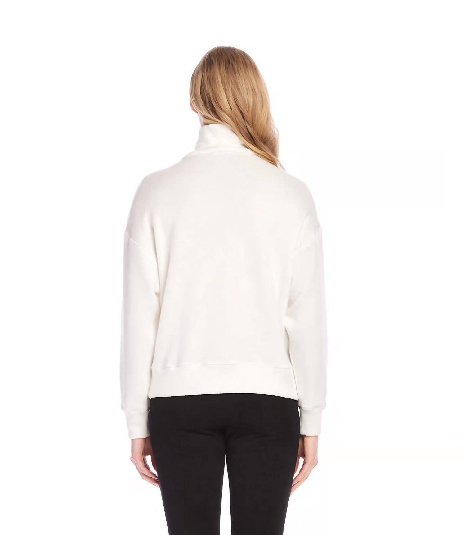 Karen Kane - Imoray Faux Wrap Turtleneck Top