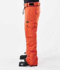 Dope Iconic Ski Pants in orange - men's pants - detail view