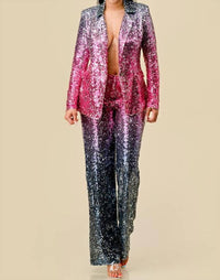 The Sang - Sequin Ombre Blazer