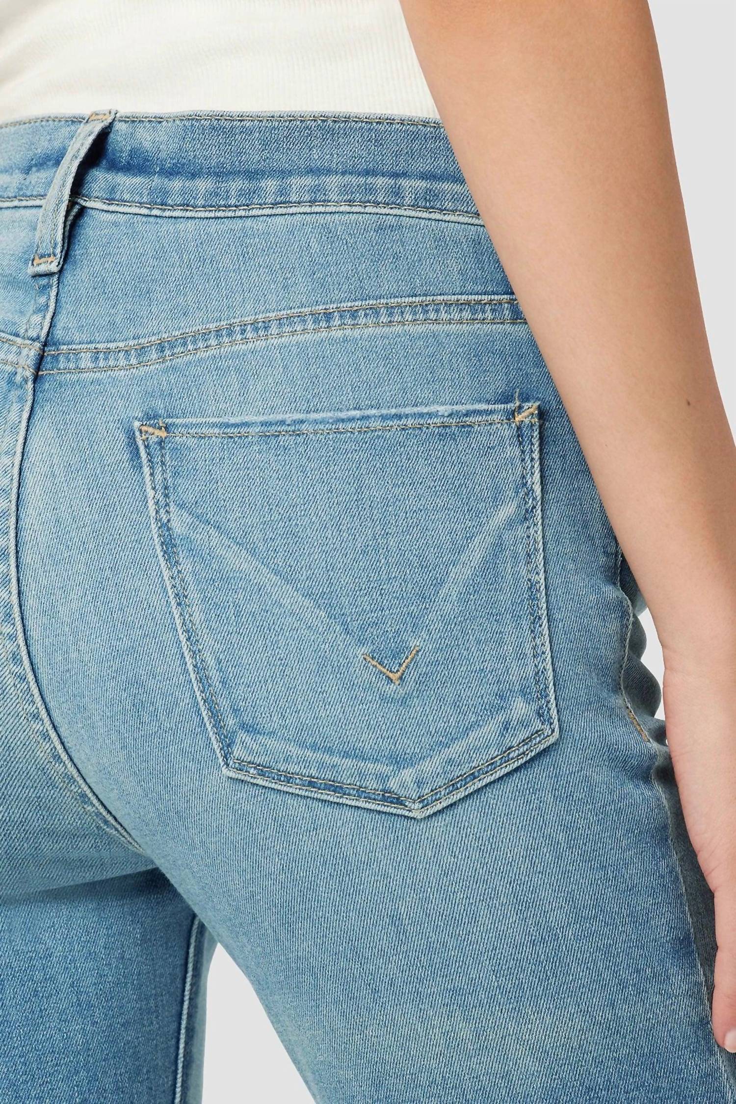 Hudson - Barbara High Rise Super Skinny Ankle Jeans