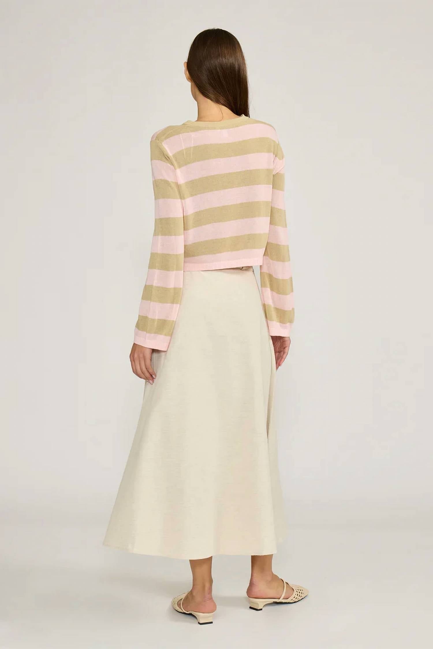Lucy Paris - Hayden A Line Maxi Skirt