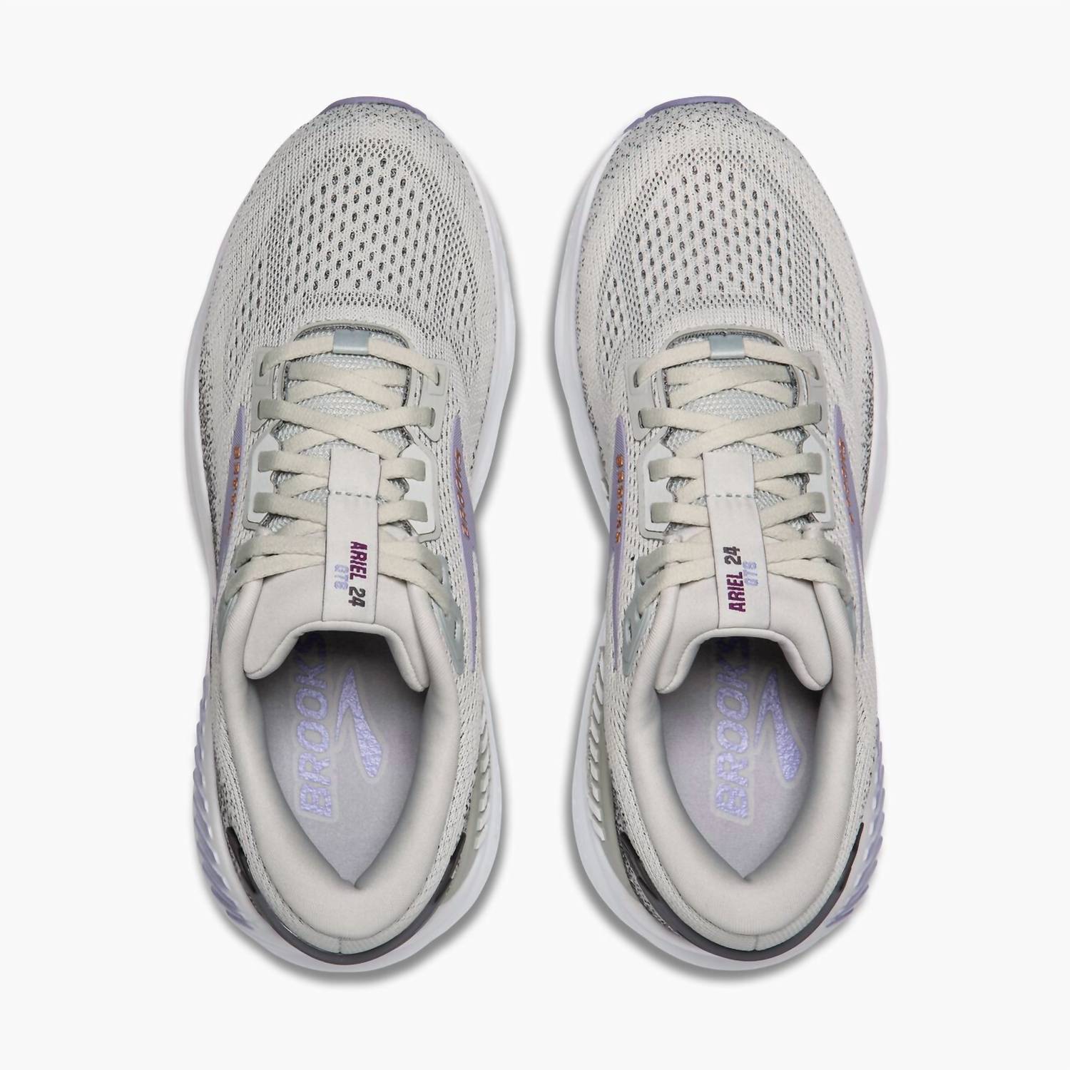 BROOKS Women's Ariel Gts 24 Shoes in mercury ebony sweet lavender - women's shoe - view 5
