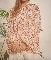 Emily Wonder - Babydoll Ditsy Top