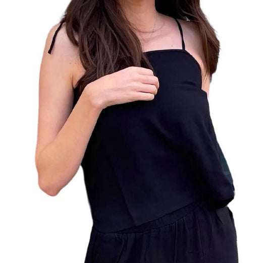 Bobi - Square Neck Tie Cami Top