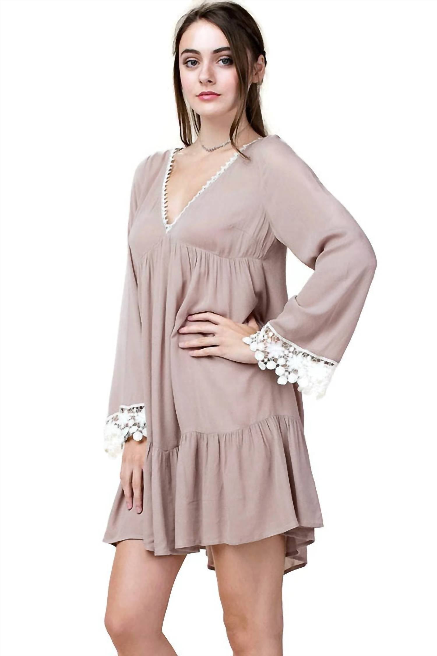 Kori - Bell Sleeve Lace Dress