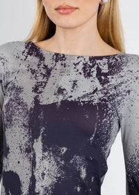 Amb Designs - Stormy Raw Edge Second Skin Top