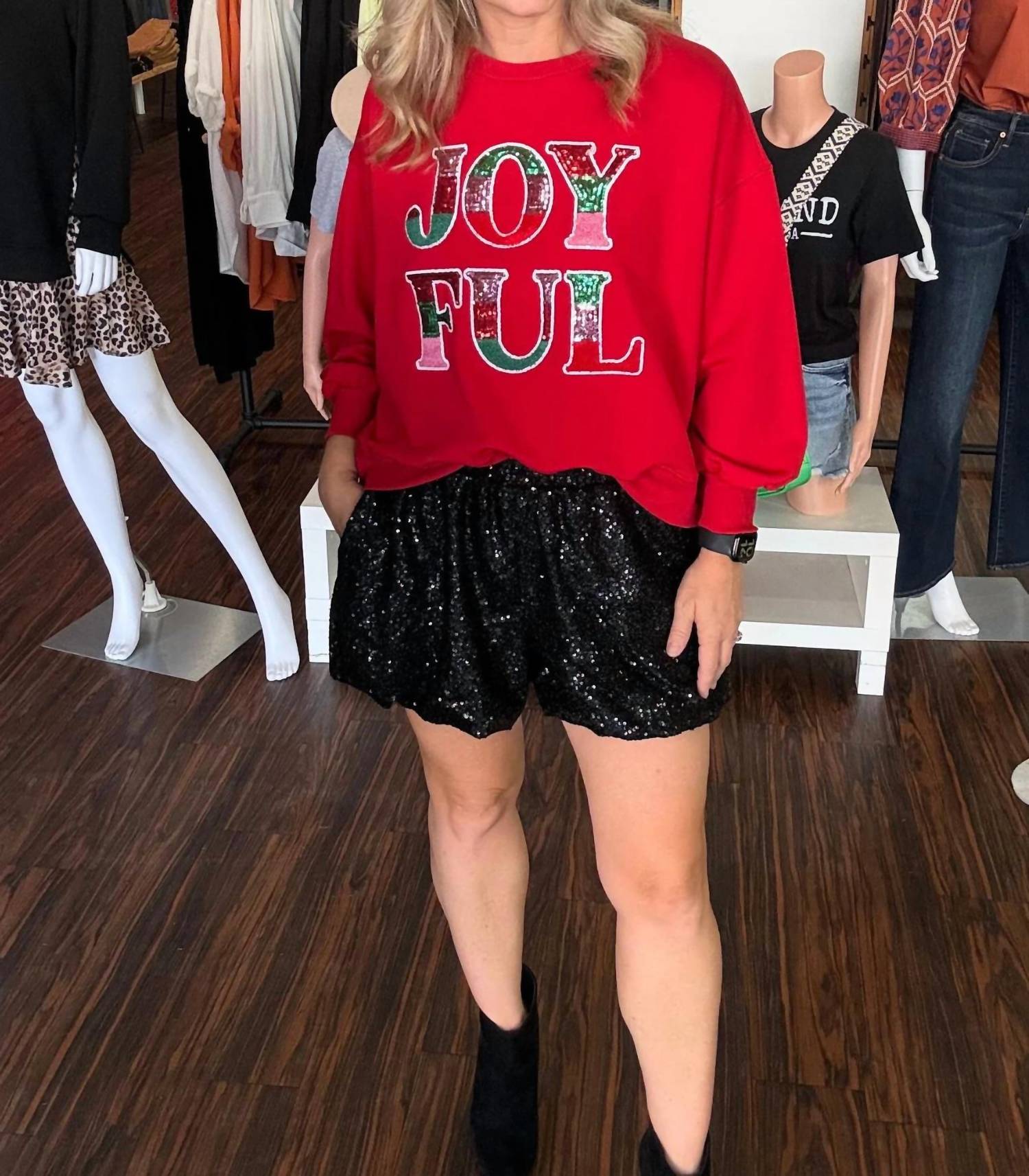 Entro - Sequin Bubble Shorts