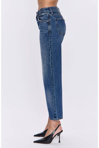 Pistola - Lexi Distressed Crop Barrel Jeans