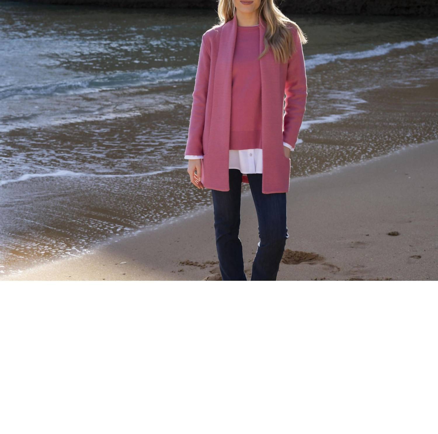 Marble - Multi-Knit Cardigan