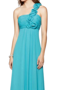 Last Dress - One-Shoulder Chiffon Gown