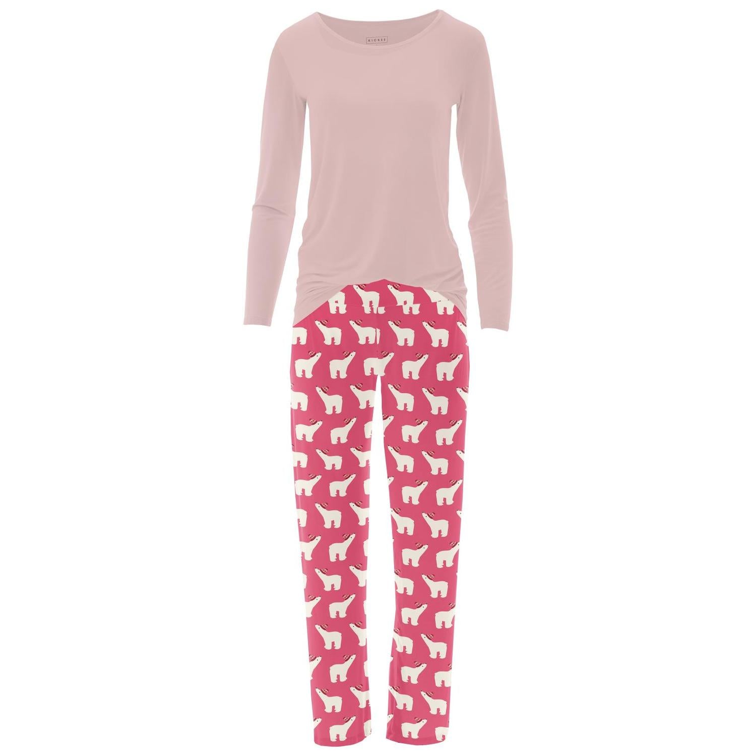 Kickee - Long Sleeve Tee & Pajama Pants Set