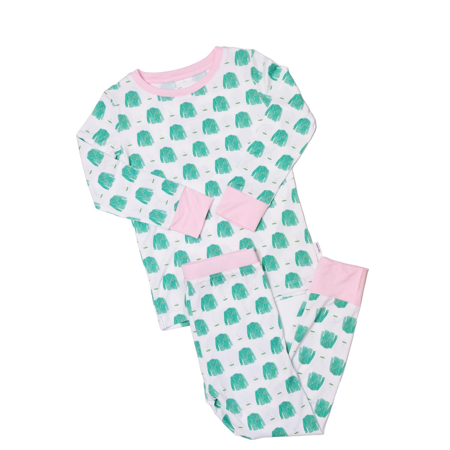 Uptown Baby - Kids Golf Masters Jacket 2-peice Pajama Set