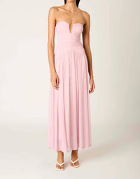 Nia - Beverly Strapless Maxi Dress