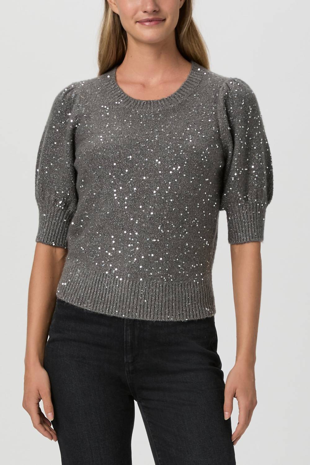 Paige - Gladiolus Sequin-embellished Sweater