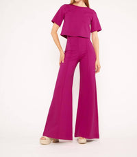 Ripley Rader - Ponte Knit Wide Leg Pant