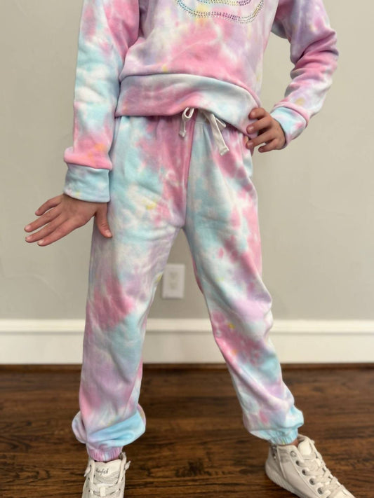 Flowers By Zoe - Girl's Tie-dye Joggers