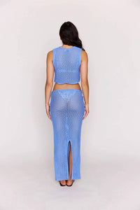 Minkpink - Balmy Crochet Hipster Midi Skirt