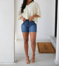 Hailey & Co - Brianna Boxy Crop Top