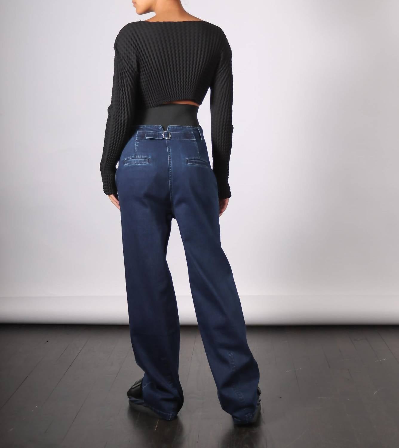 Tibi - Barry Flare Jean