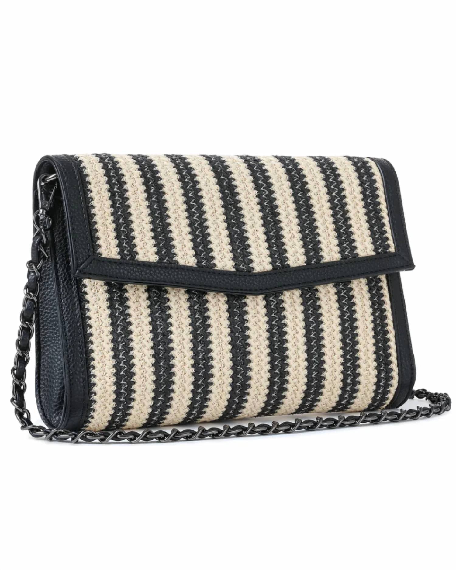 Haute Shore - Women's Beth Tropez Raffia Clutch Crossbody Bag