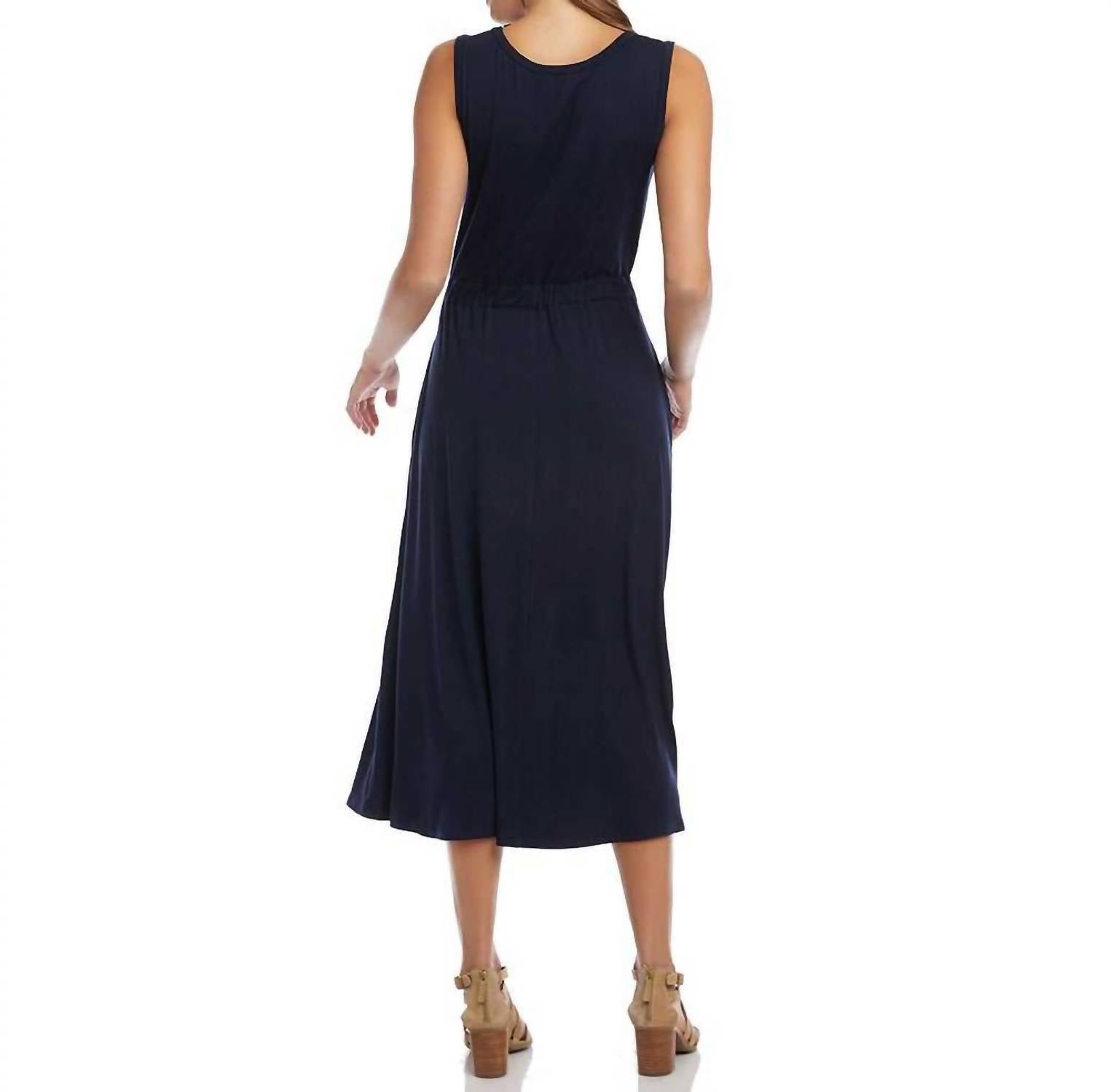 Karen Kane - Sleeveless Artisan Dress