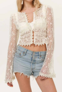 For Love & Lemons - Underwater Garden Top