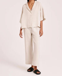 Nude Lucy - Lounge Linen Crop Pants