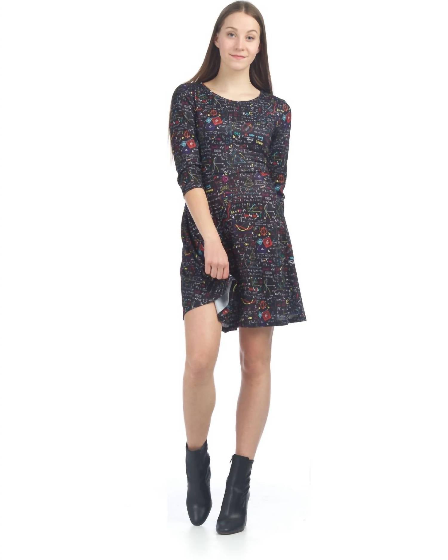 Papillon - Science Print Sweater Dress
