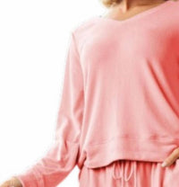 Mary Square - Top And Drawstring Short Loungewear Set