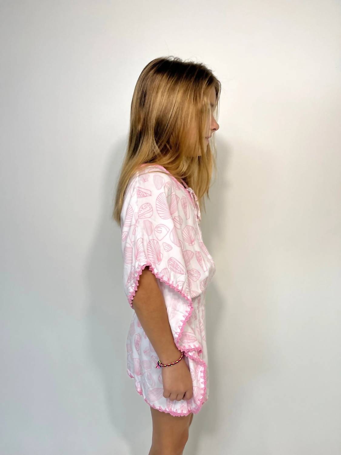 SKEMO Girls' Crystal Code Butterfly Dress in pink - kids' dress - alternate view