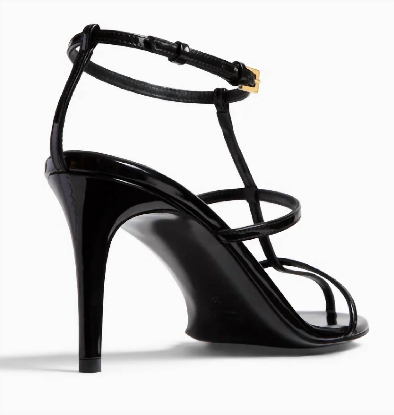 Khaite Women's Cage Sandal in black - women's heels - alternate view