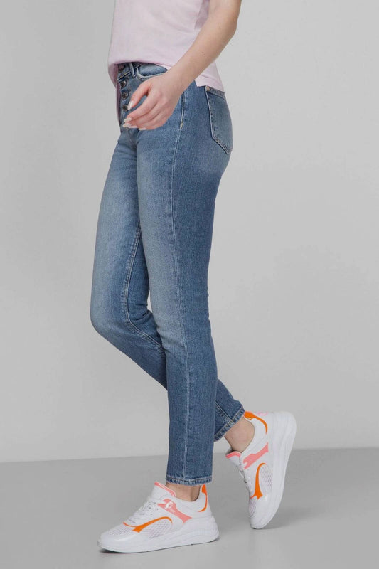 Moussy - Axos High-rise Button-fly Skinny Ankle Jeans