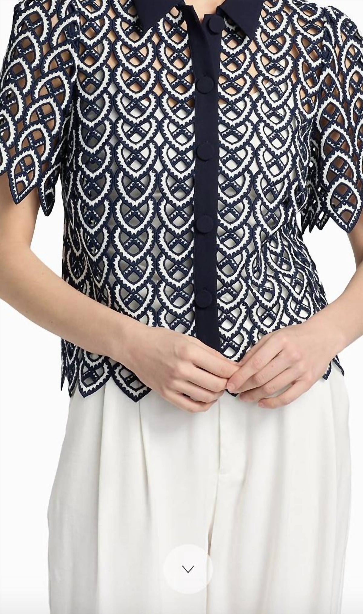 Milly - Addison Lace Top