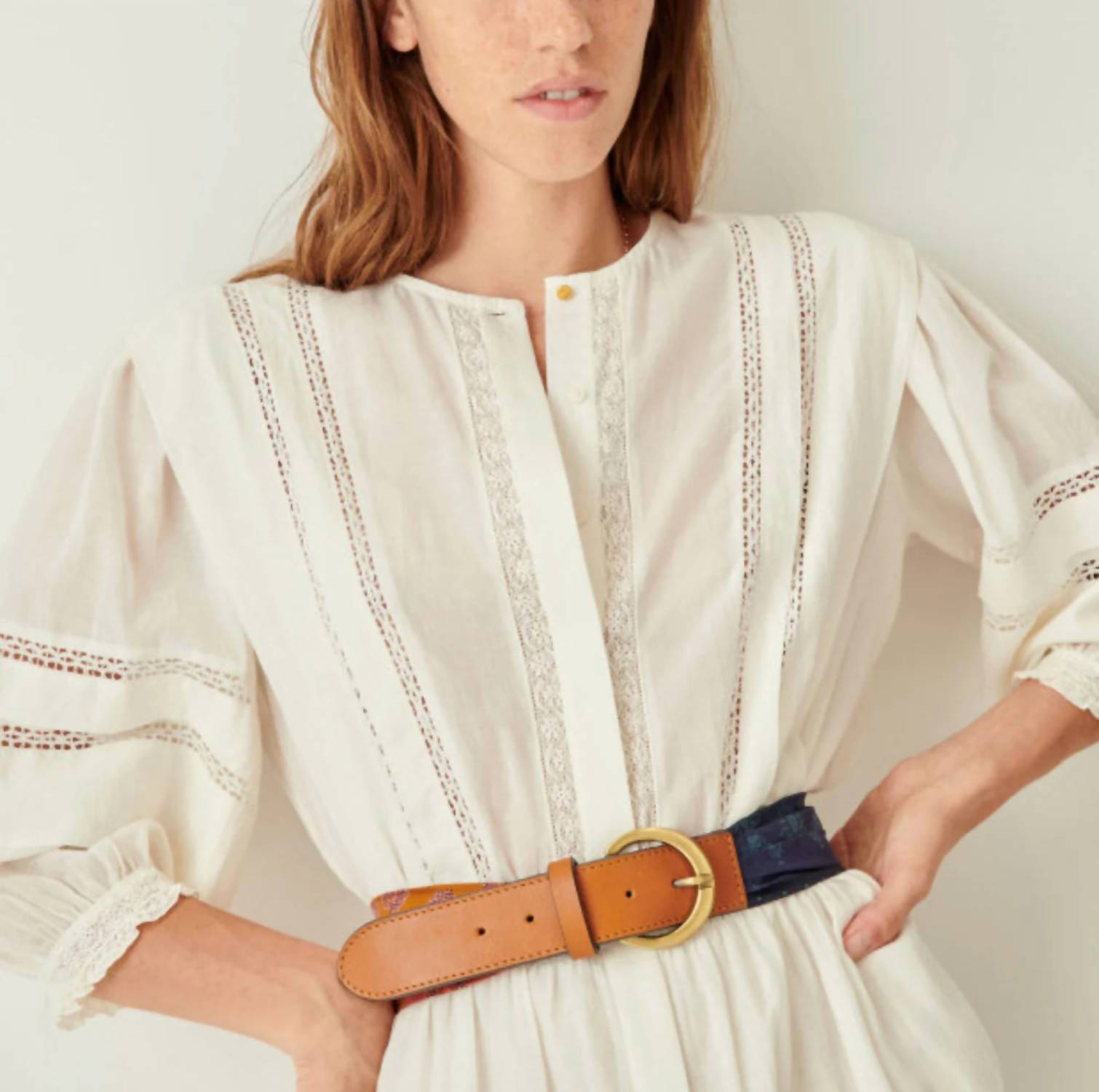 Sessun Claylia Dress in white - women's dress - alternate view