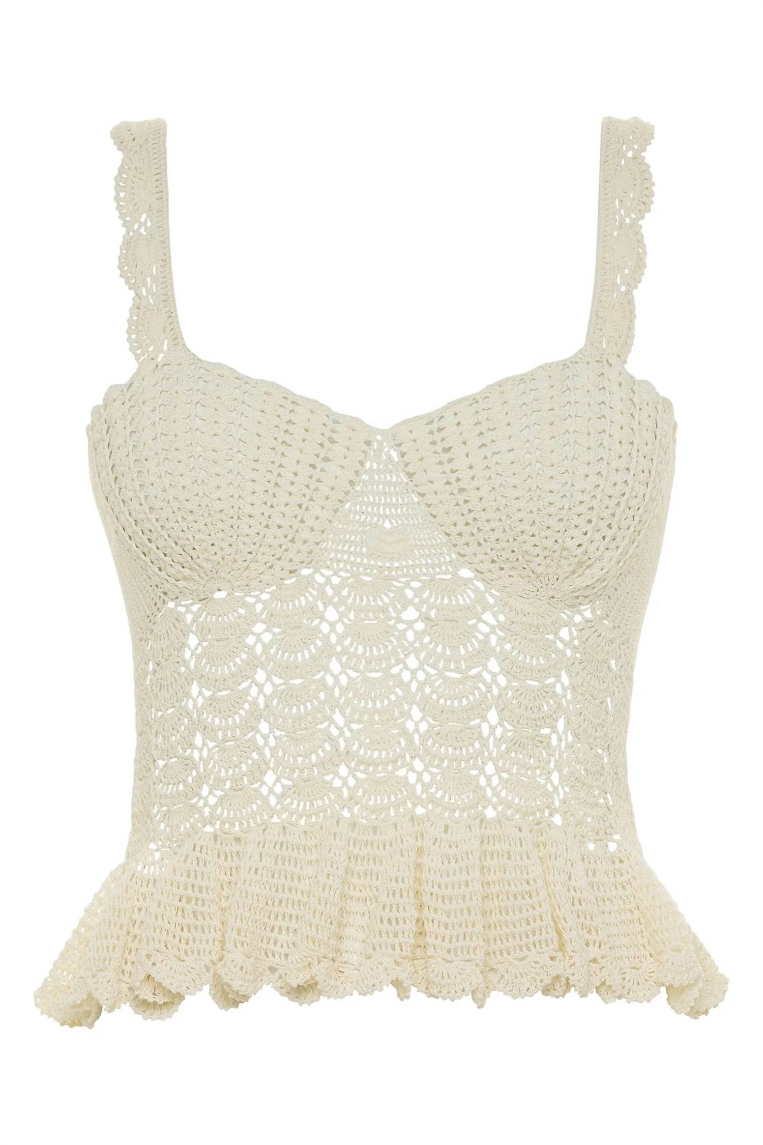 Carolina K - Shell Crochet Top